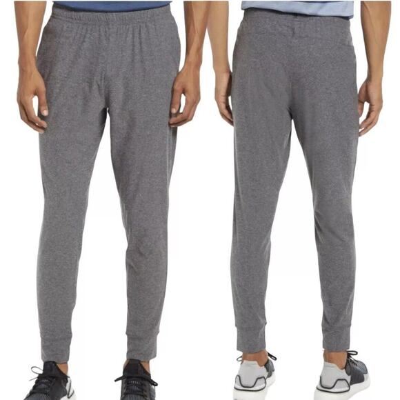 Rhone Mens Reign All Around‎ Joggers Heathered Gray Performance Stretch XL - Picture 1 of 9